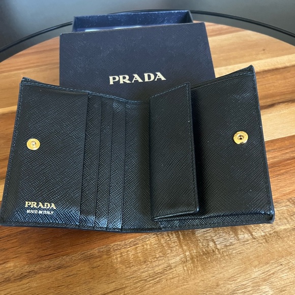 Prada Small Saffiano Leather Wallet - Picture 2 of 6